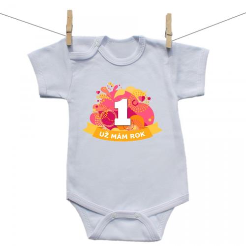 Boodyy Body s krátkym rukávom Už mám 1 rok Oranžová 92 (18-24 mesiacov) 1388-38489