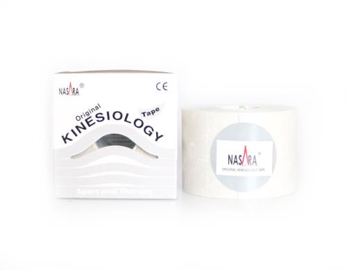 Nasara Kinesiology Tape 5cm x 5m biela