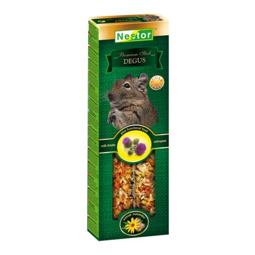 NESTOR PREMIUM STICKS tyčinky pre degu 2ks pečené v chlebovej peci 115g