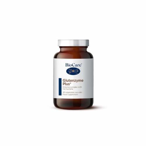 BioCare Glutenzyme Plus® tráviace enzýmy s probiotikami, 30 kapsúl