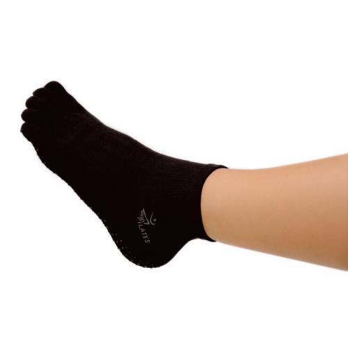 Protišmykové bambusové ponožky na Pilates a jogu SISSEL® Pilates Socks Bamboo Farba: čierna, Veľkosť: L/XL (40-45)