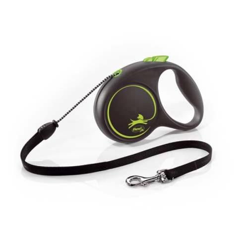 flexi Black Design M lanko 5m zelená do 20kg