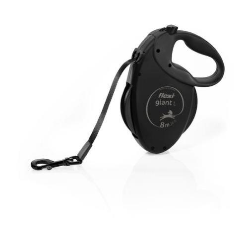 flexi Giant PLUS popruh L 8m do 50kg čierne