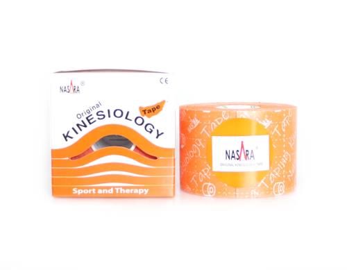 Nasara Kinesiology Tape 5cm x 5m oranžová