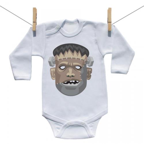 Boodyy Body s dlhým rukávom Halloween maska Frankenstein 92 (18-24 mesiacov) 2144-43659