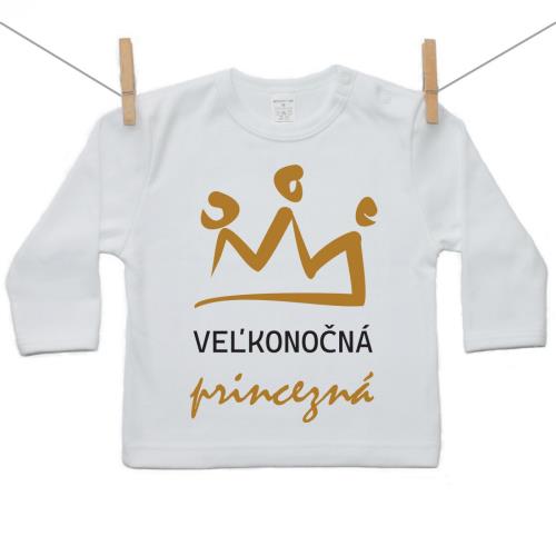 Boodyy Tričko s dlhým rukávom Veľkonočná princezná 68 (3-6 mesiacov)