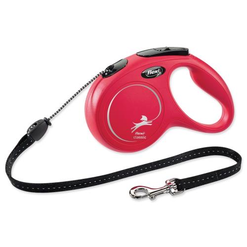 flexi New Classic lanko M 5m do 20kg červené