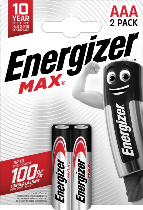Energizer Max AAA alkalické batérie 2ks E303325300