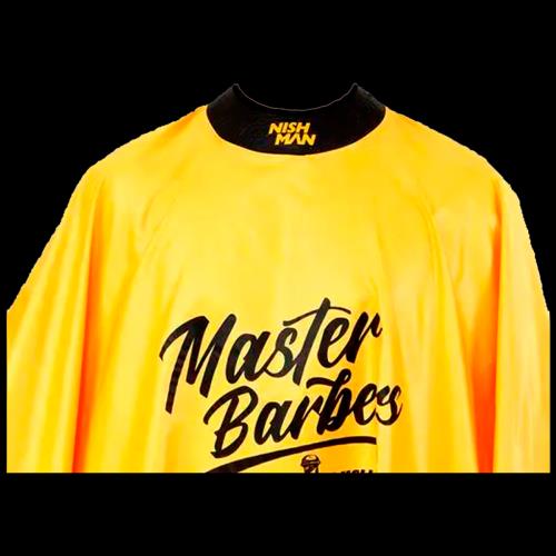 Profesionálna Plaštenka Nishman Cape Master Barbers Yellow Tube