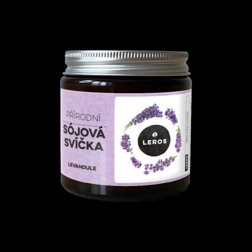 LEROS PRÍRODNÁ SÓJOVA SVIEČKA LEVANDUĽA