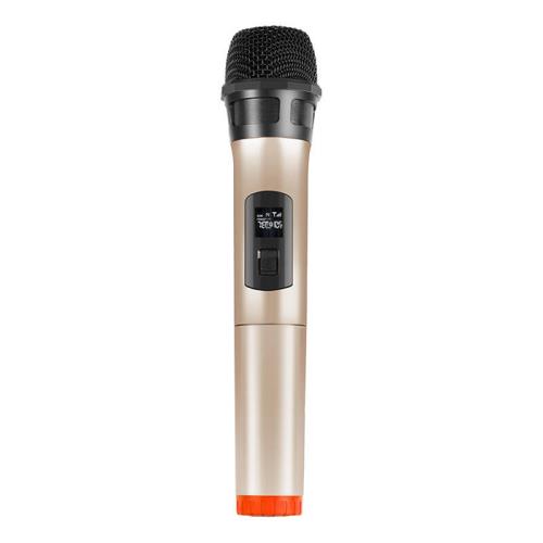 PULUZ PU628J UHF bezdrôtový mikrofón, zlatý