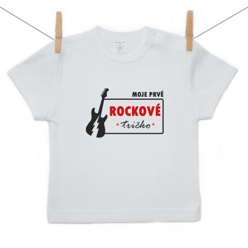 Boodyy Tričko s krátkym rukávom Moje prvé rockové tričko 122 (6-7 rokov)