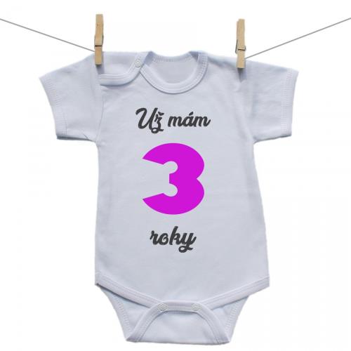 Boodyy Body s krátkym rukávom Už mám 3 roky Dievča 74 (6-9 mesiacov) 2524-46275