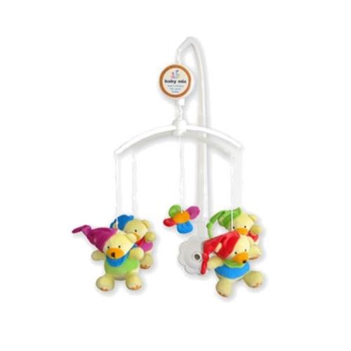 Kolotoč nad postieľku Baby Mix Medvedíky s čiapočkami , 20C14306