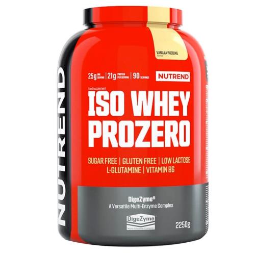 Nutrend Iso Whey Prozero 2250 g čokoládové brownie