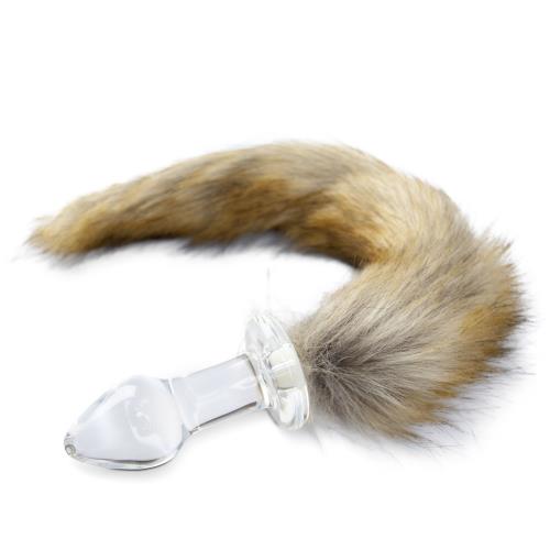 Análny kolík - Pretty Fox Tail 10cm