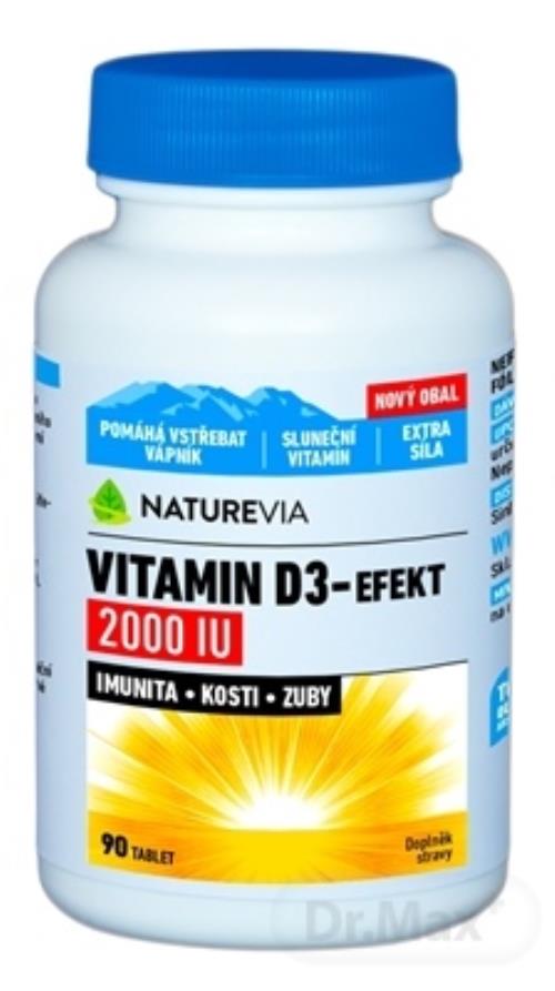 SWISS NATUREVIA VITAMIN D3-EFEKT 2000 I.U.
