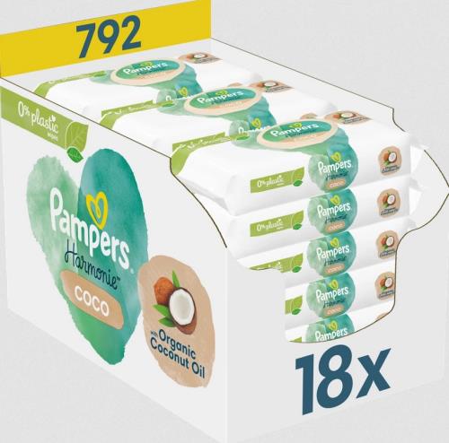 Pampers Wipes Box 792ks (18x44) Harmonie Coco