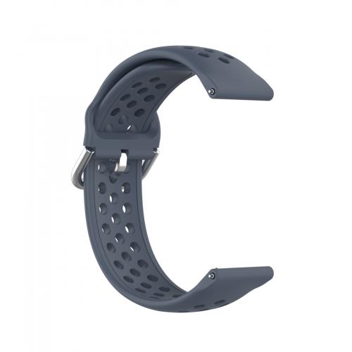 BStrap Silicone Dots remienok na Garmin Vivoactive 4s, dark gray