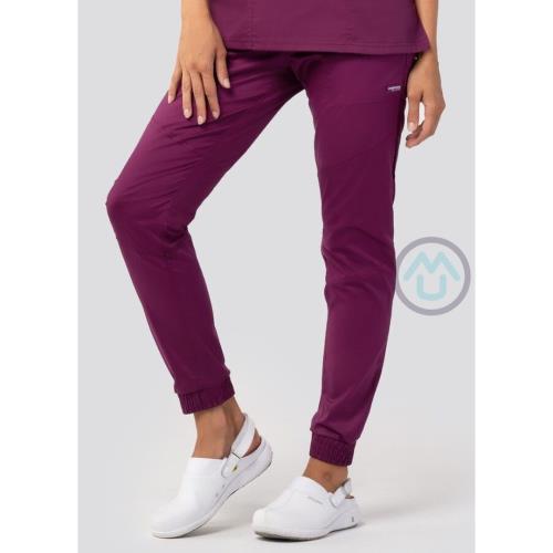 Jogger nohavice FLEX ZONE - vínové 34