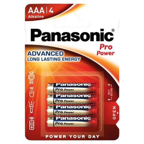 PANASONIC Pro Power AAA alkalické baterky 4ks