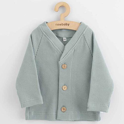 Dojčenský kabátik na gombíky New Baby Luxury clothing Oliver sivý 74 (6-9m), 20C54982
