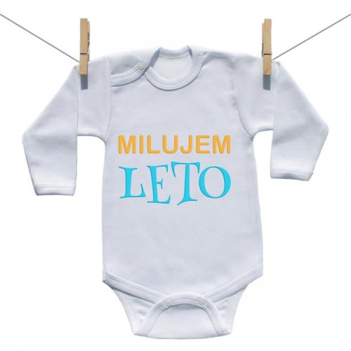 Boodyy Body s dlhým rukávom Milujem leto 92 (18-24 mesiacov)