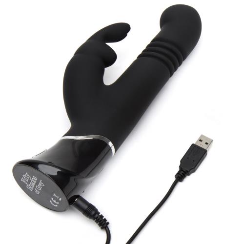 Prirážací duálny vibrátor – Thrusting G-Spot Rabbit Vibrator