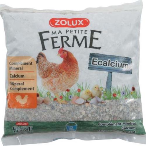 ZOLUX ECALCIUM 2kg drvené mušle a kalcium pre hydinu