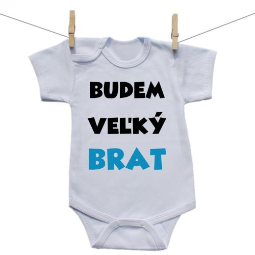 Boodyy Body s krátkym rukávom Budem veľký brat 98 (2-3 roky)