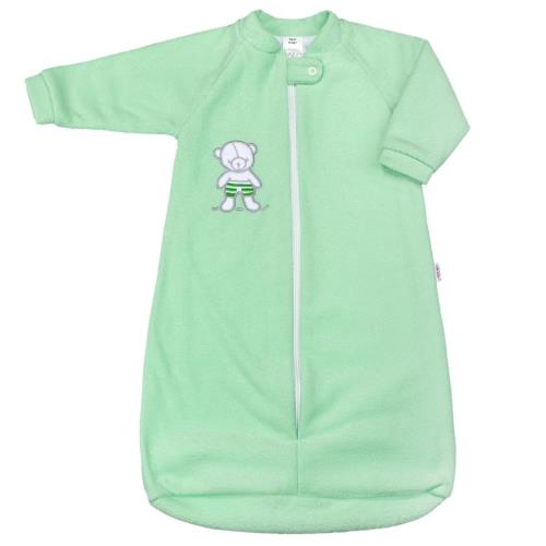 Dojčenský froté spací vak New Baby medvedík mätový 80 (9-12m), 20C37872
