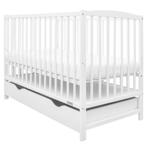 Detská postieľka so šuplíkom New Baby LILLY biela , 20C55270
