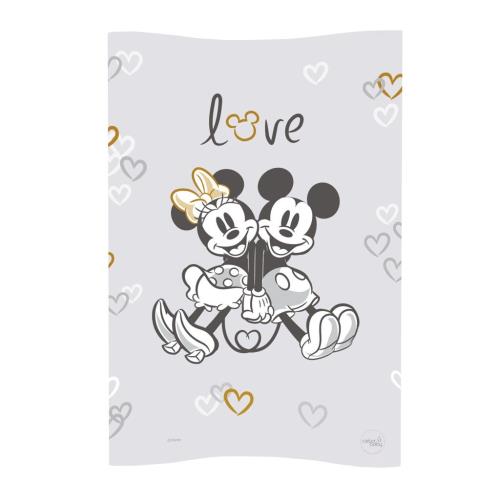 Podložka prebaľovacia mäkká COSY (50x70) Disney Minnie&Mickey Grey