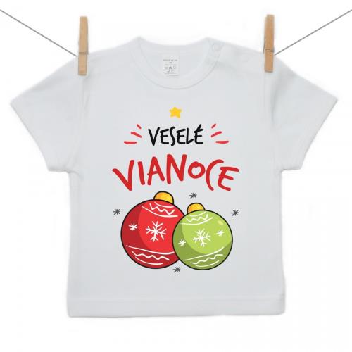 Boodyy Tričko s krátkym rukávom Veselé Vianoce 104 (3-4 roky) 2714-47593