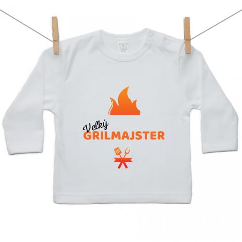 Boodyy Tričko s dlhým rukávom Veľký grilmajster 68 (3-6 mesiacov) 7713-145529