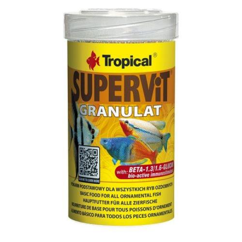 TROPICAL Supervit Granulat 100ml/20g mnohozložkové granulované krmivo s beta-glukánom