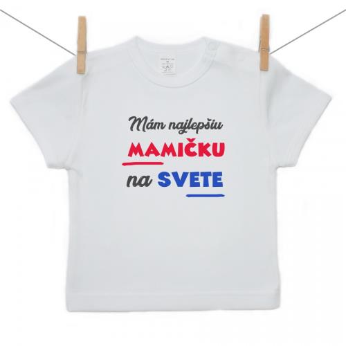 Boodyy Tričko s krátkym rukávom Mám najlepšiu mamičku na svete 134 (8-9 rokov) 1125-86216