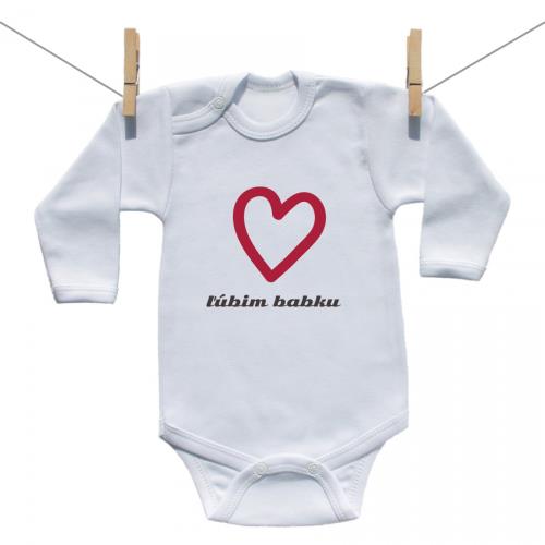 Boodyy Body s dlhým rukávom Ľúbim babku 92 (18-24 mesiacov)