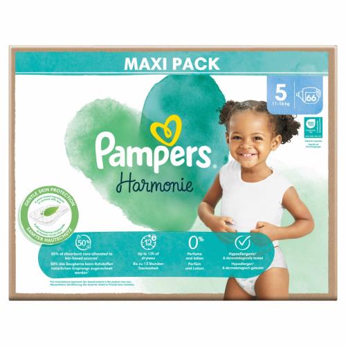 PAMPERS HARMONIE BABY PLIENKY V.5 11-16KG 66KS