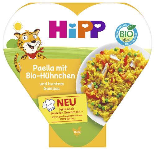 HiPP BIO Paella so zeleninou a kuracím mäsom od 1 roka