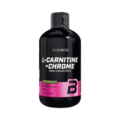 BioTech USA L-Carnitine 35.000 mg + Chrome 500 ml pomaranč