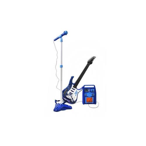 Hračka elektrická gitara+mikrofón+zosilňovač HK-8010D