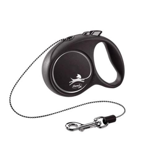 flexi Black Design XS lanko 3m čierna do 8kg
