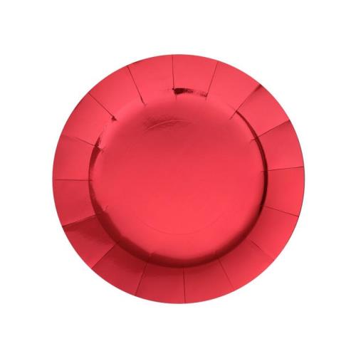 Santex Klubové taniere červené 33cm 10ks