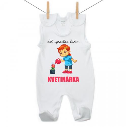 Boodyy Dupačky Keď vyrastiem budem kvetinárka 74 (6-9 mesiacov)