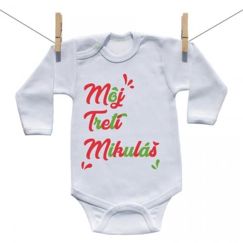 Boodyy Body s dlhým rukávom Môj tretí Mikuláš 50 (0 mesiacov)