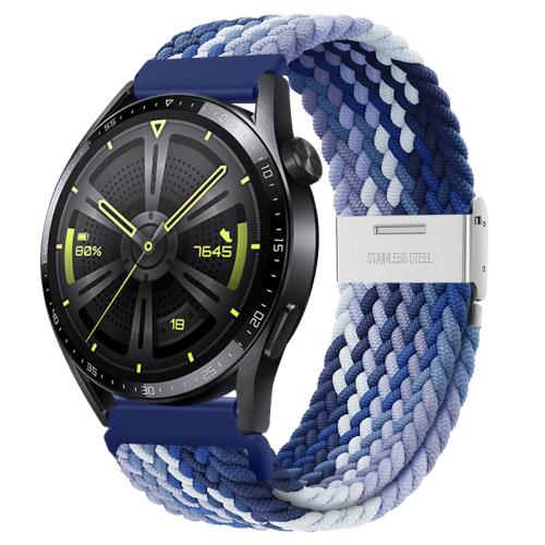 BStrap Elastic Nylon 2 remienok na Garmin Venu 2, blueberry