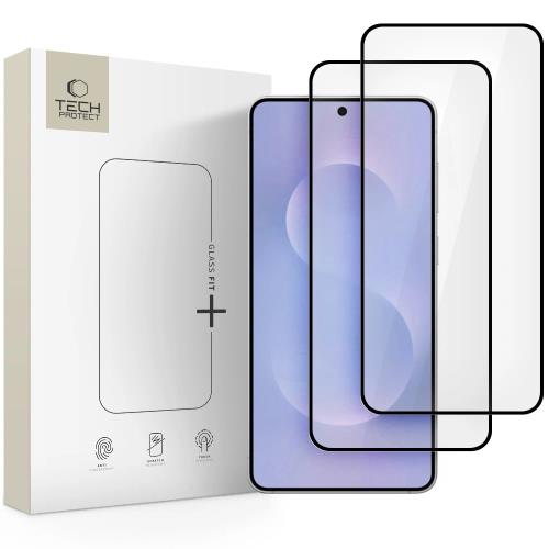 Tech-Protect Glass Fit 2x ochranné sklo na Samsung Galaxy S25 Edge, čierne