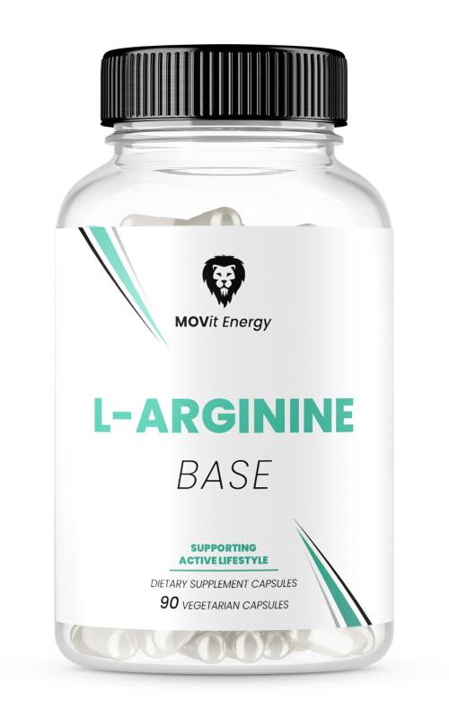 MOVit L-Arginín base, 90 vegetariánskych kapsúl