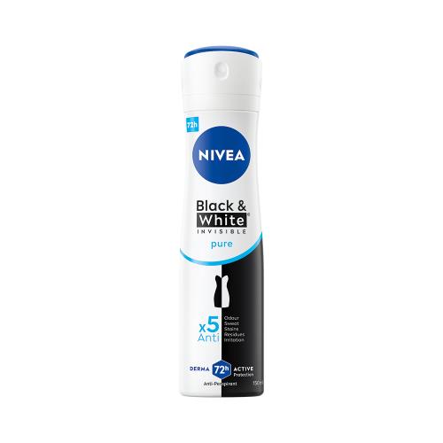 NIVEA SPREJ ANTIPERSPIRANT Black & White Invisible Pure